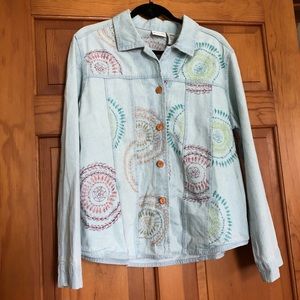 White Stag colorful women’s denim jacket/top
